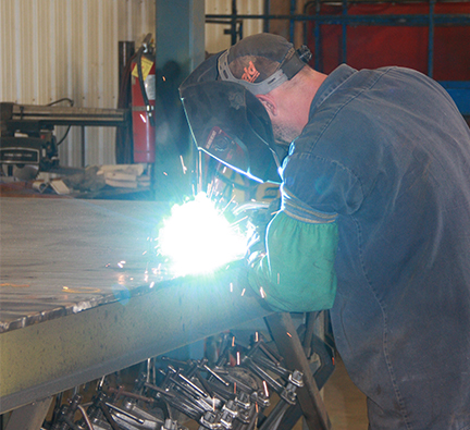 welding at Aura Systems